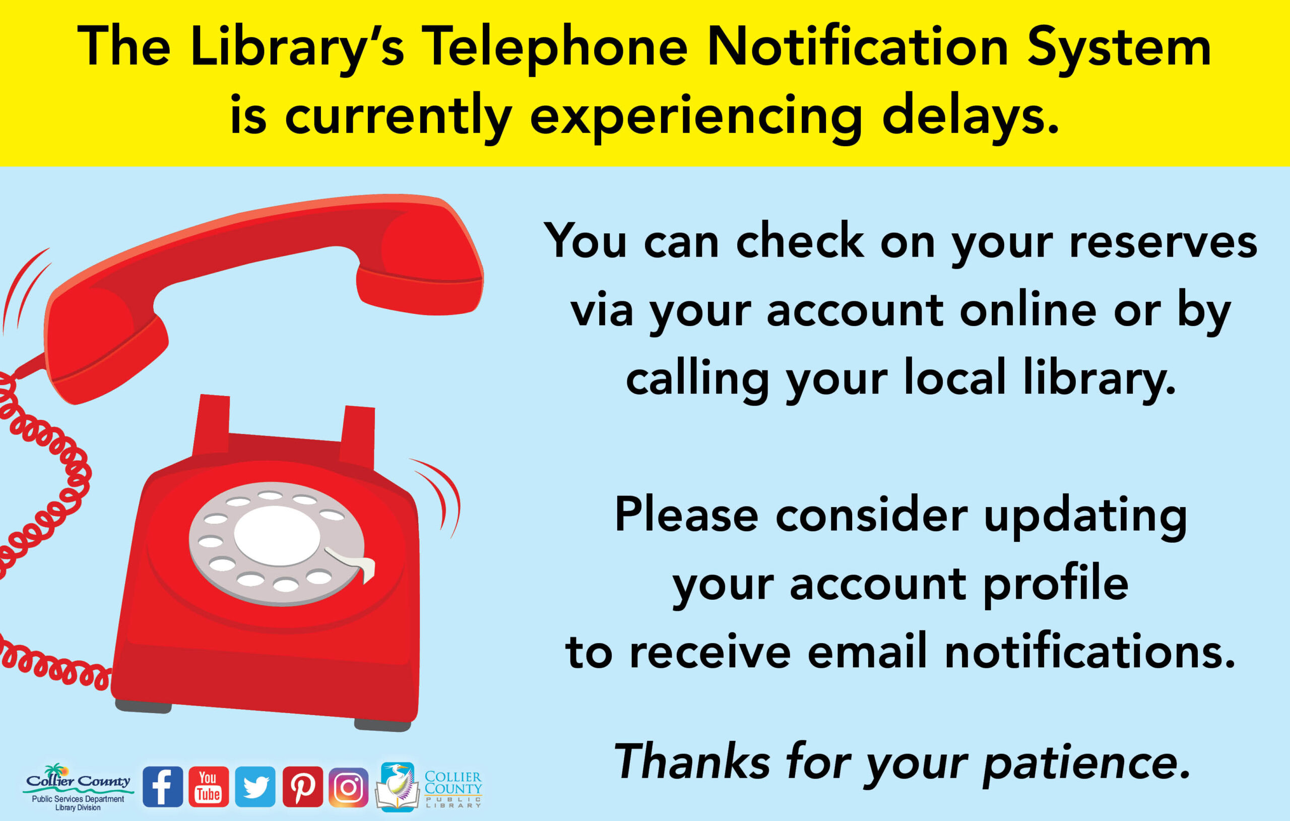 Library Phone Notification System