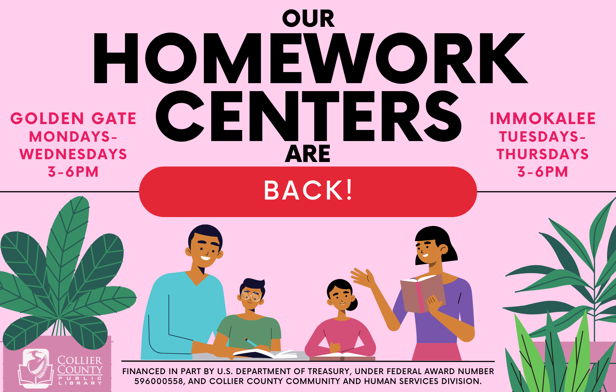 Homework Centers Open